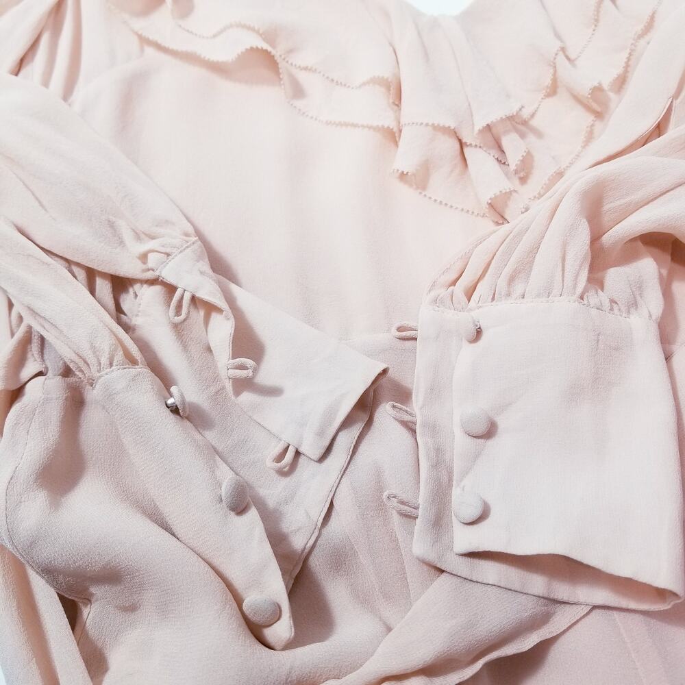 INTERMIX Silk Ruffle Romper - Picture 9 of 13
